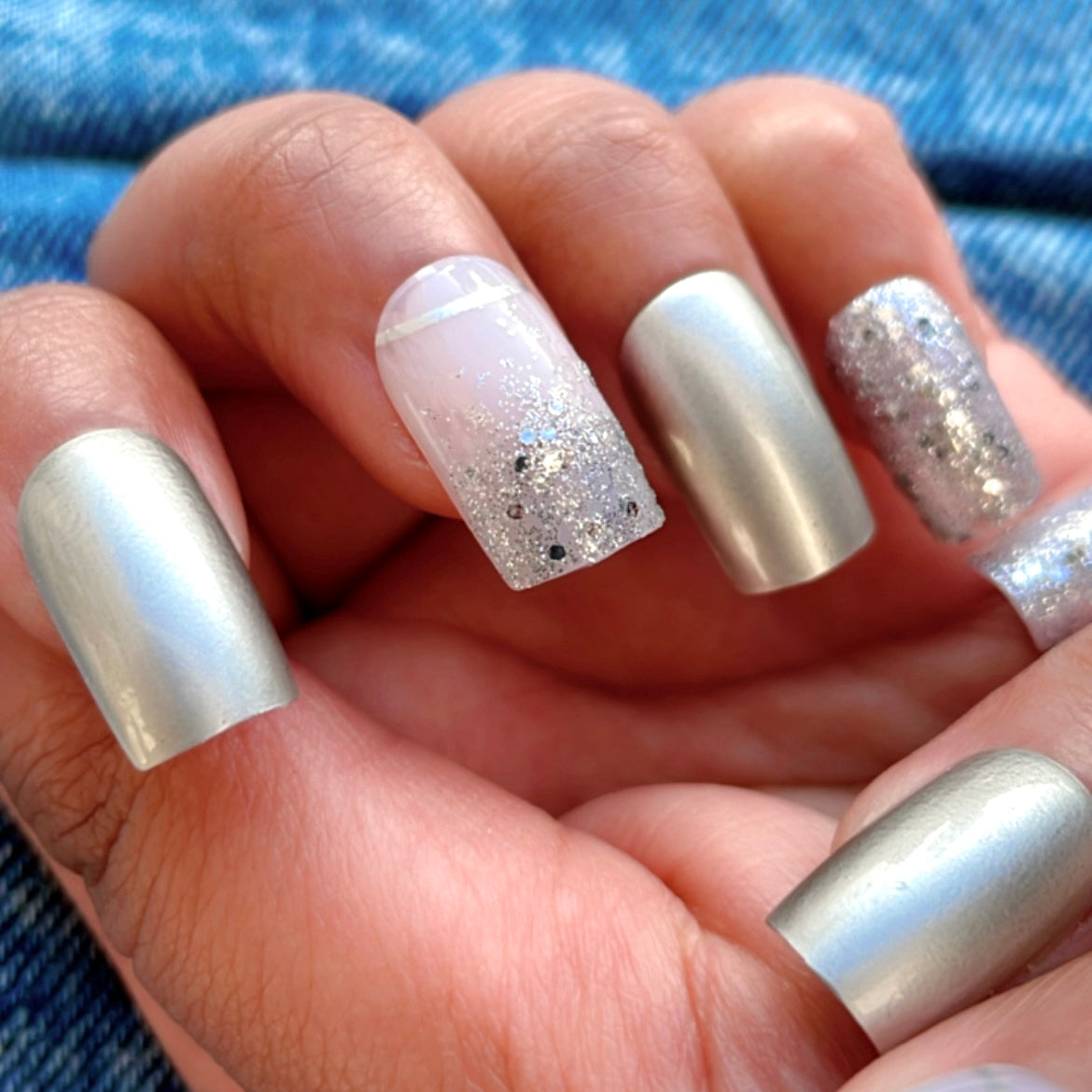 Psychedelic Splatter Nails
