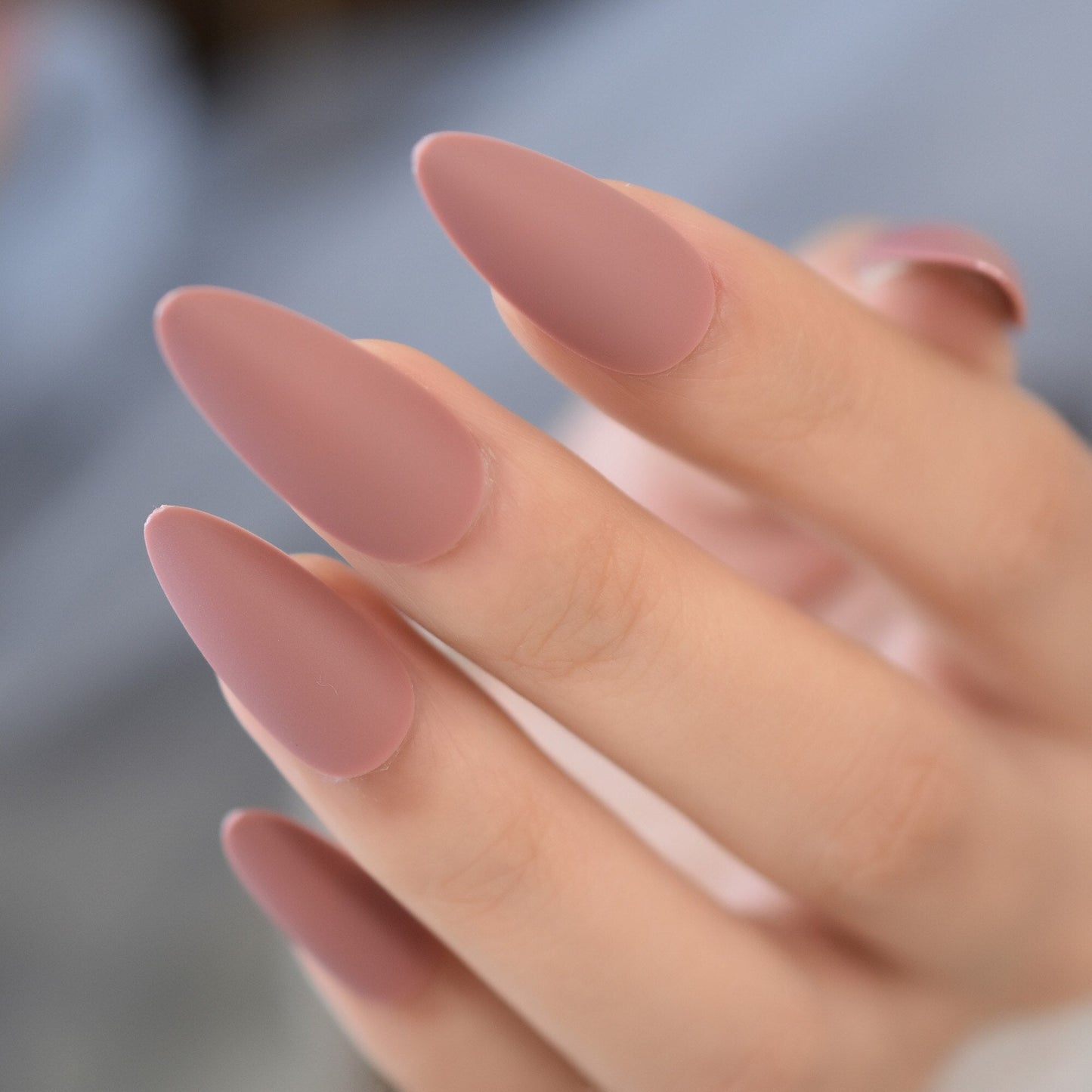 Timeless Nude Glamour Nails
