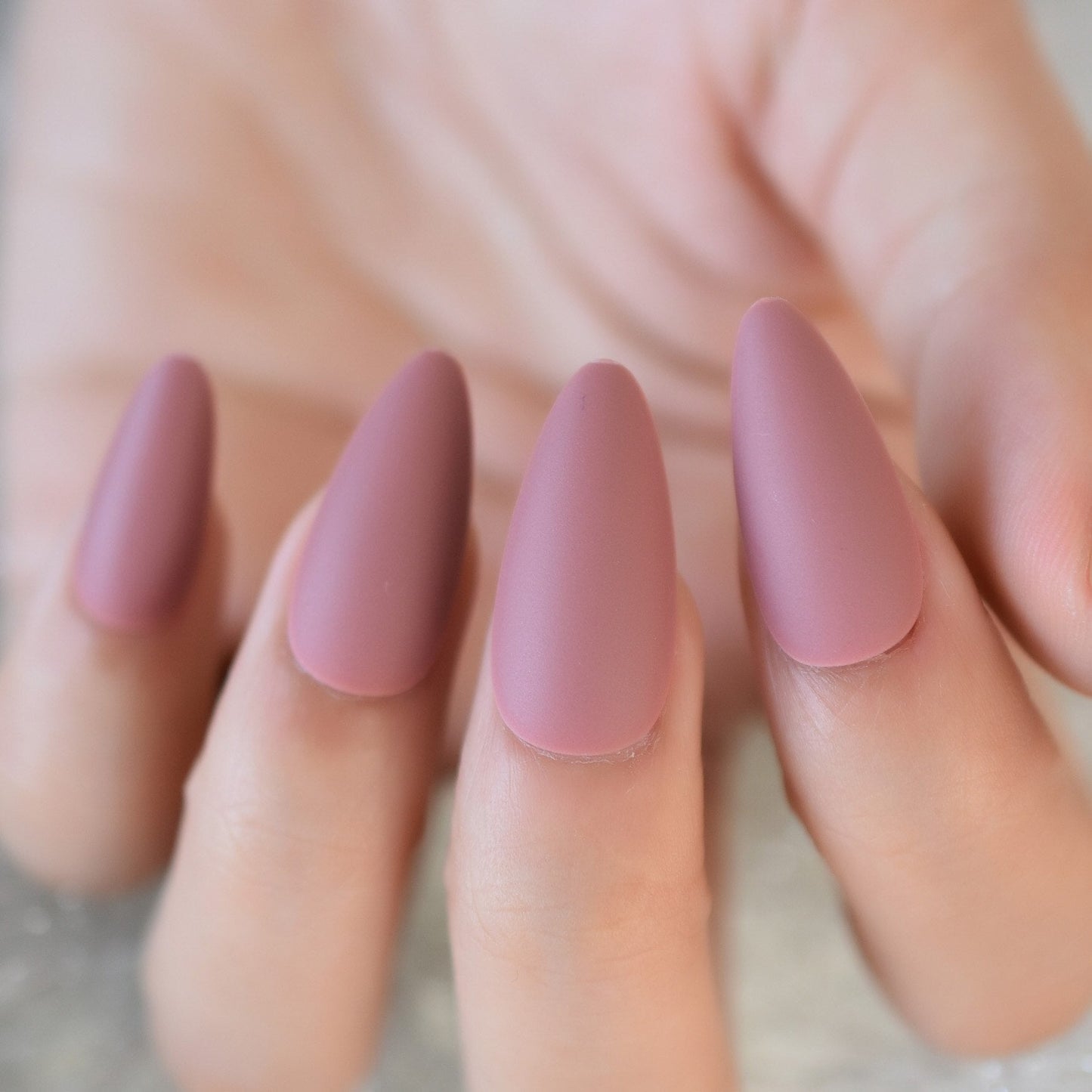Timeless Nude Glamour Nails