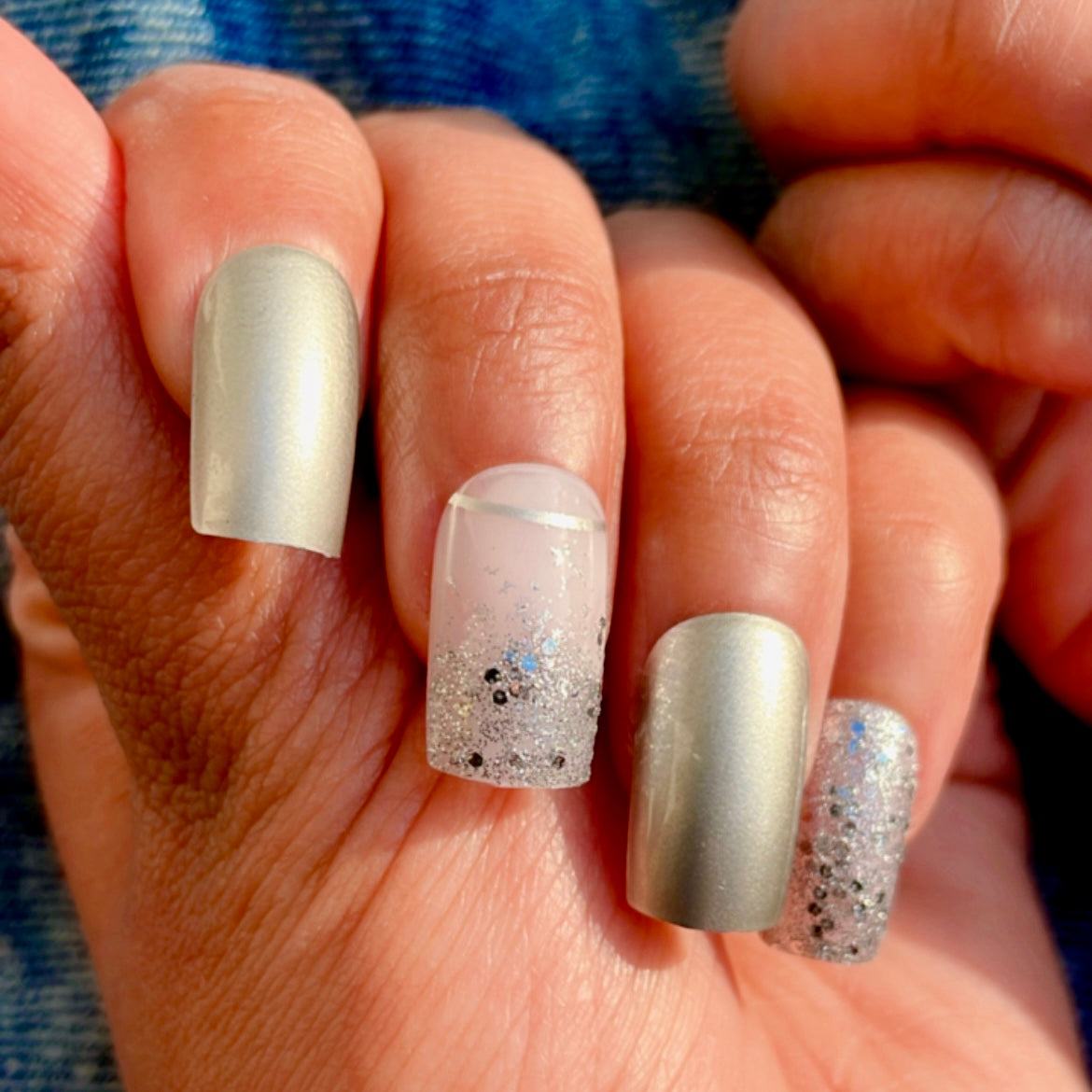 Psychedelic Splatter Nails