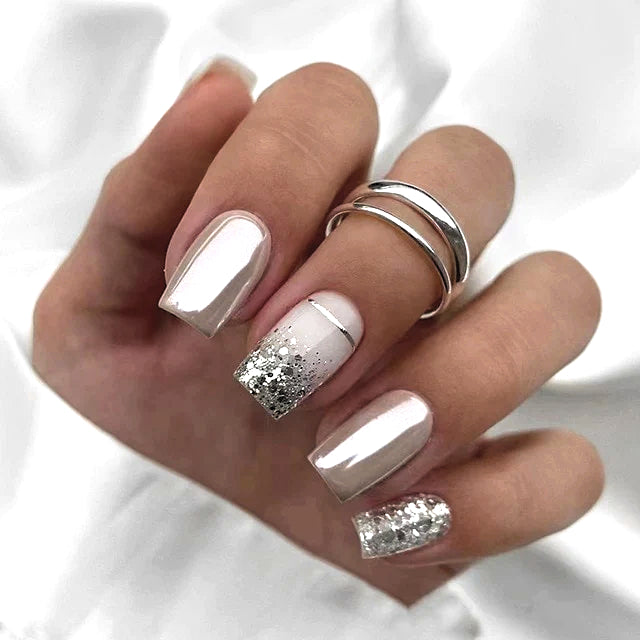 Psychedelic Splatter Nails