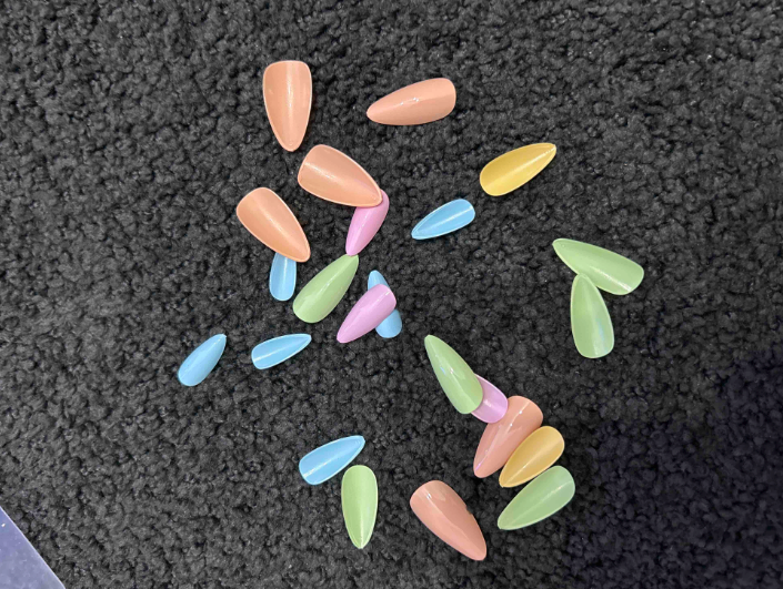 Dreamy Delight Rainbow Nails