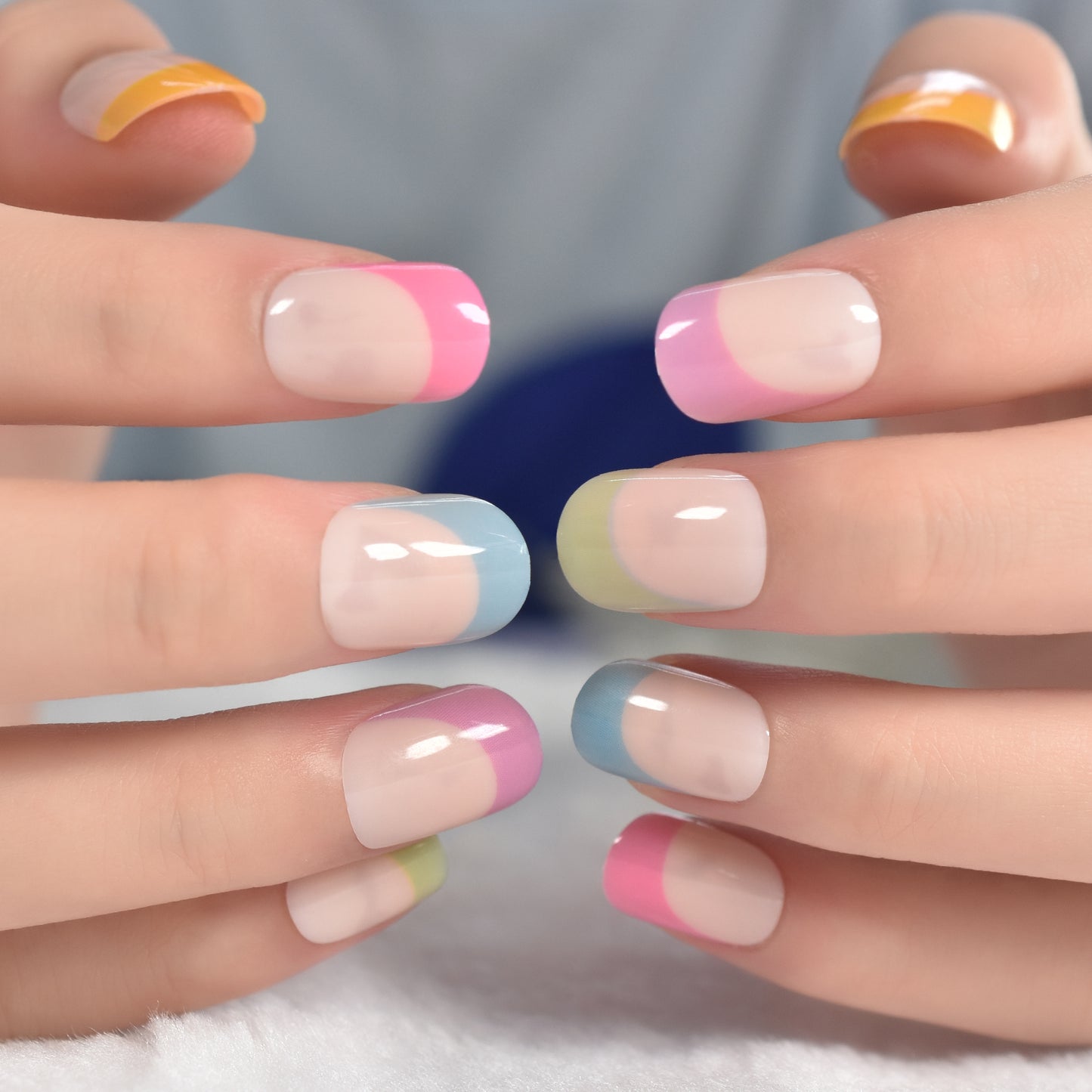 Multihue Glam Nails