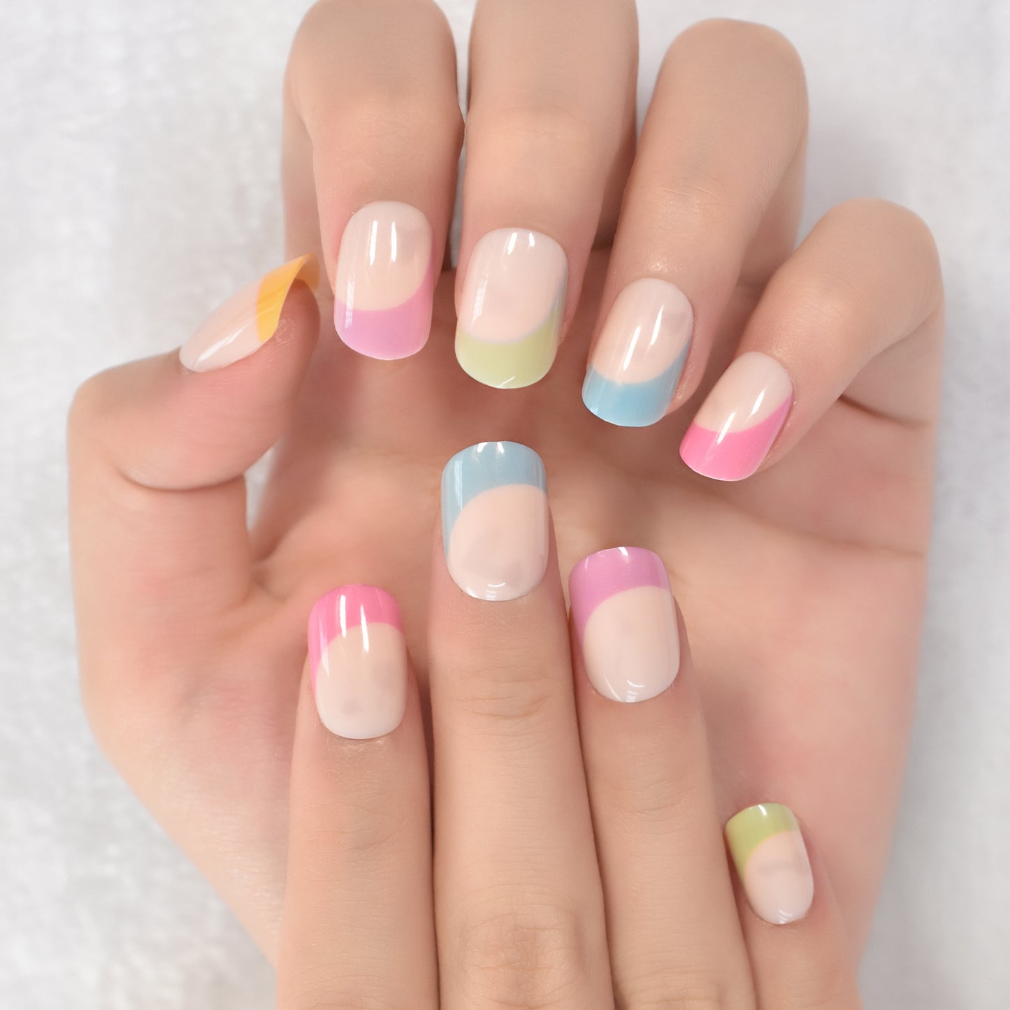 Multihue Glam Nails