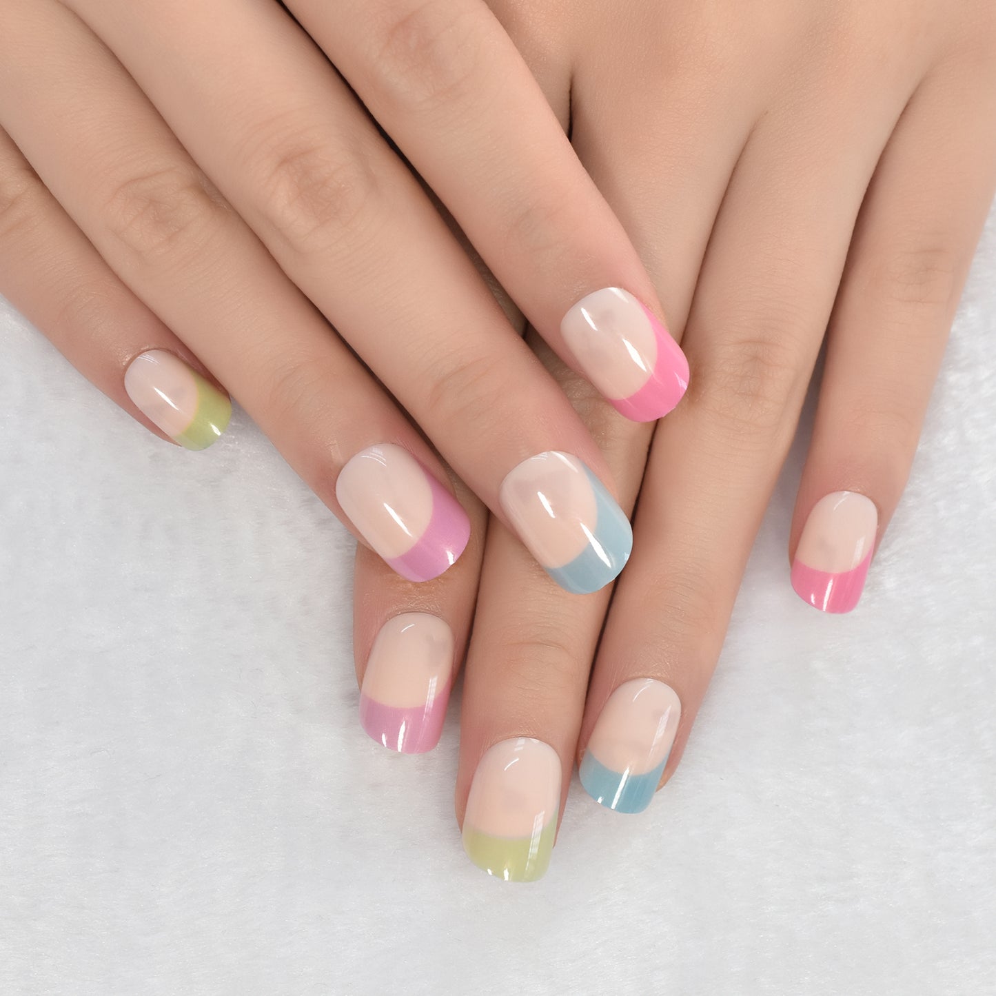Multihue Glam Nails