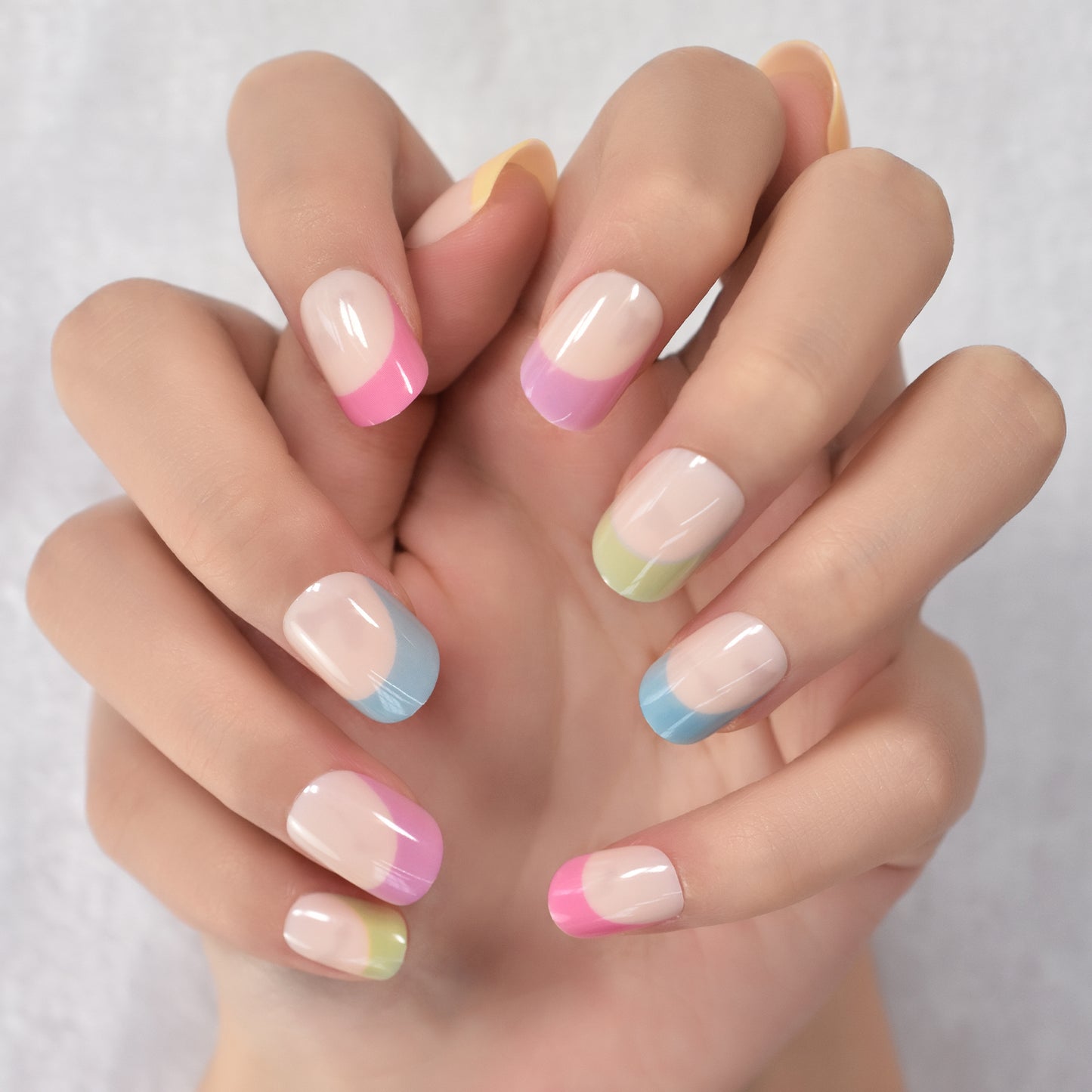 Multihue Glam Nails