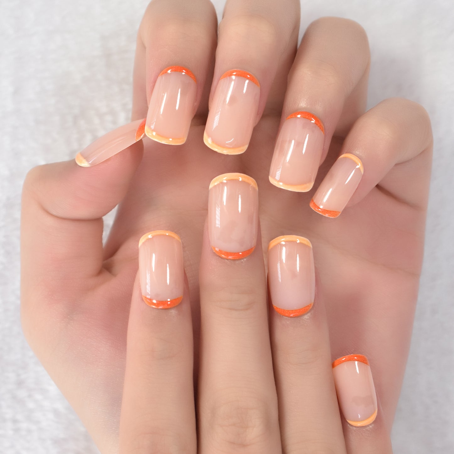 Sunrise Sunset French Nails