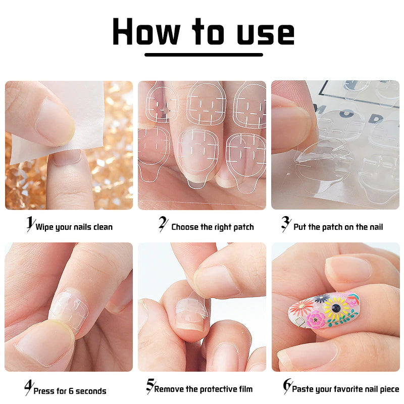 Psychedelic Splatter Nails