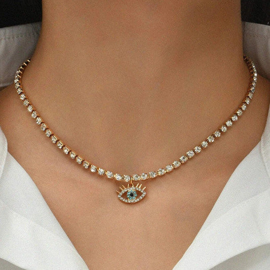 Evil Eye Choker Necklace - Beauth