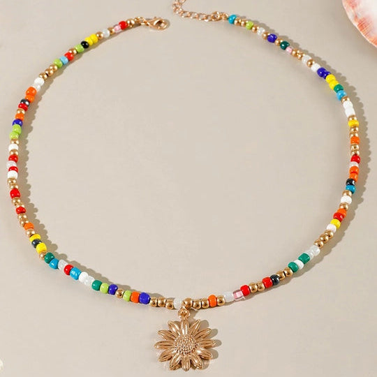 Starfish necklace set with earrings for women – trendy ocean-themed fashion jewellery