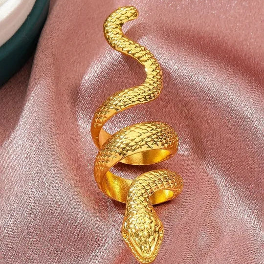 Animal print statement ring set for women – bold fashion jewellery by Beauth India
