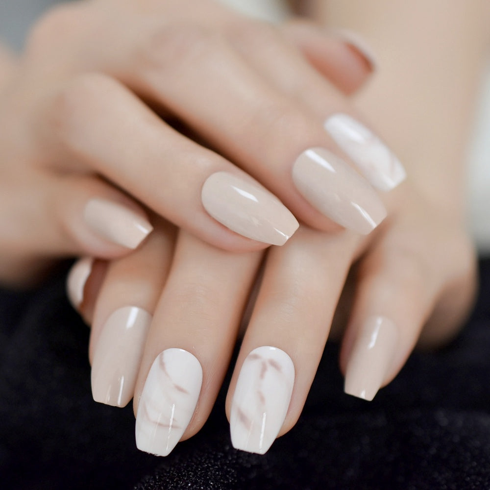 Marble Melody Nails