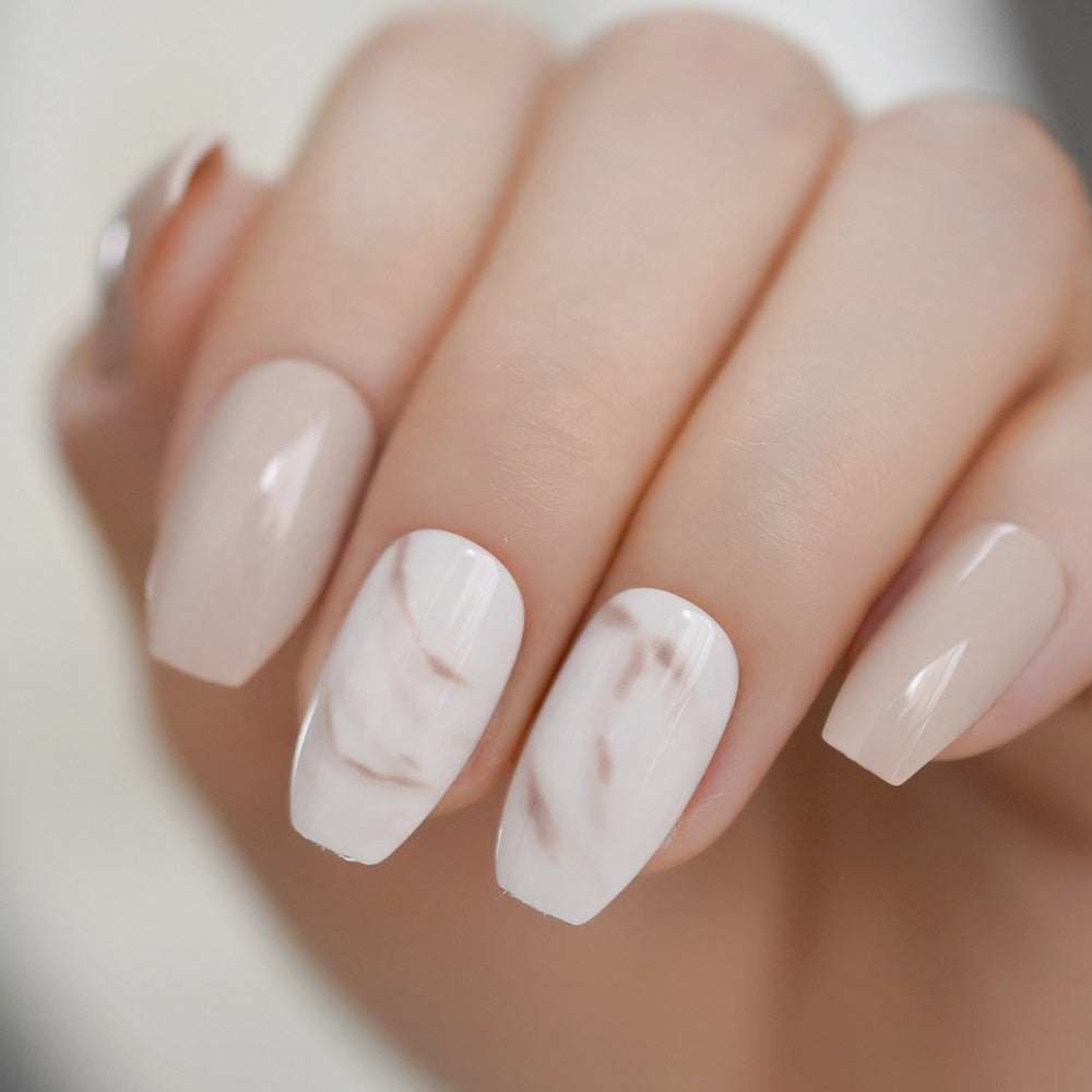 Marble Melody Nails