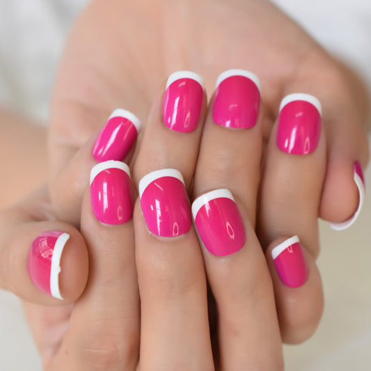 Pink Sula French Nails