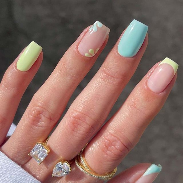 Neon Carnival Nails